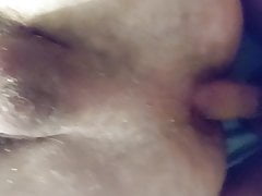 Friend enjoys playing with my furry hole