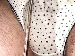 Wetting my piss stained panties