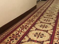 Guy in hotel hall