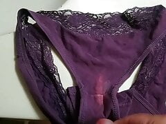 Cum in my ex wife used panties 2