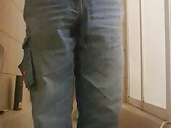 pee in jeans
