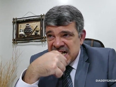 Dad Barebacks Japanese Twunk Jordan