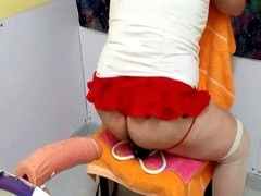 Anal toy, close up penetration, thing