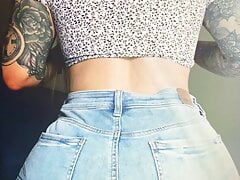 Beautiful Blonde PAWG Nut Booty in Jeans Cum Tribute 3
