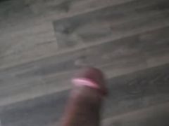 Stroking my bbc for both of our pleasure
