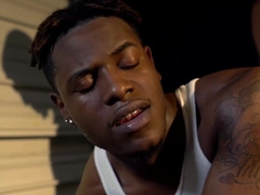 Appealing black boys go full mode fucking after they throat one another's cocks