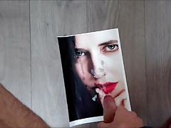Eva Green tribute (two angles, lot of cum)