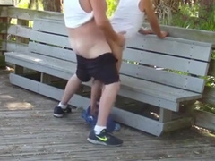 older gays have sex in public park 4