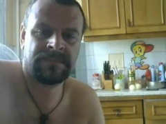 two Russian Step dads (Gay) in the kitchen!