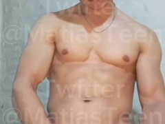 Super-hot young endowed school stud fapping