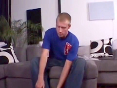 fledgling feet model Preston kinkily demonstrating off solo