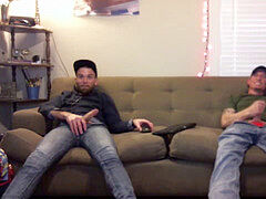 "Had a couple ""straight"" folks linger at the place, got them to jerk off. I filmed sans them knowing"