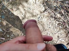 Pissing while getting hard