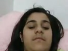 desi girl trying too be naughty on skype