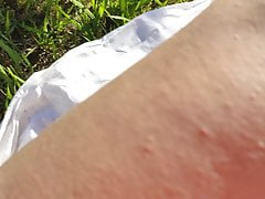 Young boy Masturbation in the Park and cum