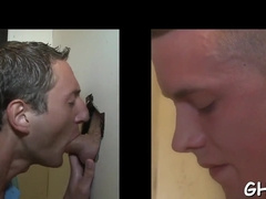 Stuffing mouth through a hole