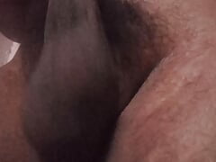 I shook my penis a lot and ejaculated my semen in the bathroom