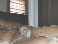 Whole body pure pantyhose sheath fetish