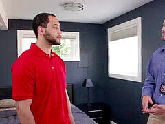 Probaion Officer drills Him Deep!