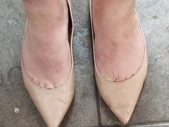 Pissing in shoes then walking in them