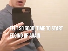 Guy Jacking it in The Bathroom