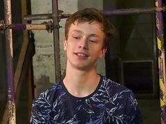 Young bitch deepthroats maledoms massive cock