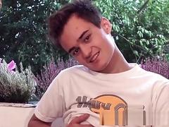 He's pretty and horny, and he wants you to watch him masturbate