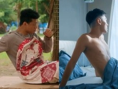 Ass fucking, gay asian, cum-shot