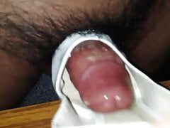Aunty high heels being toyed by cock