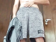 Watch me get undressed and ready for work