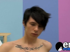 Dylan Scouville wanks his hard cock & blows a sexy load