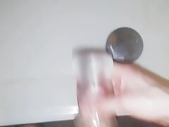 Solo pleasure ends with explosive orgasm