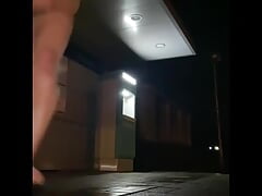 Risky naked public dare