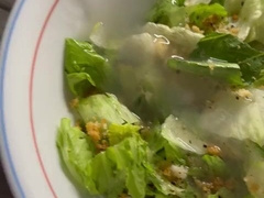 Suspended Bear Pumps five Explosions in a Row Onto His Salad