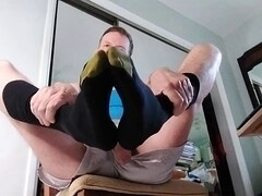 Sheer socks, in english, gay socks