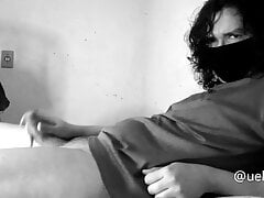 HALF NAKED MASTURBATING MY COCK - UEKHUI
