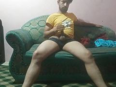 Boy squirting hard