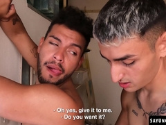 Jor Albarado begs his driver Hasan Shelby to plow his cock inside him