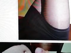 Chubby wanks and cums looking at my thighs