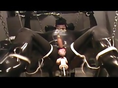 Machine fucked & milked