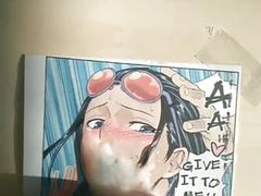 Cumming on Nico Robin