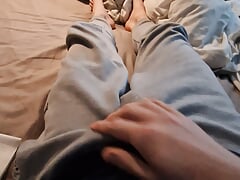 Having a nice afternoon ejaculation