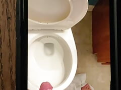 Piggy toilet jerking pt 2