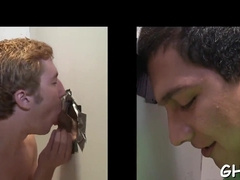 Oral job for a gay chap