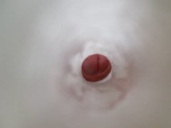 Fleshlight Ice - internal view with cum and sound 02