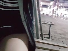 korea slave pubilc outdoor self masturbation
