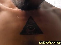 Feeding uncut cock to a Str8 latino @LatinoAuditions