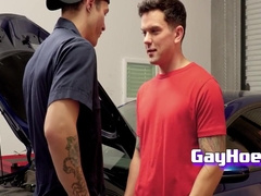 Mechanics Mega Dick 6 Min - Gay Porn