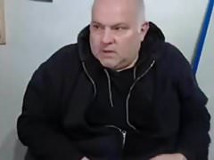 Daddy on cam at work