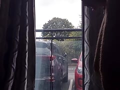 Window Play and Cum - extrem risky